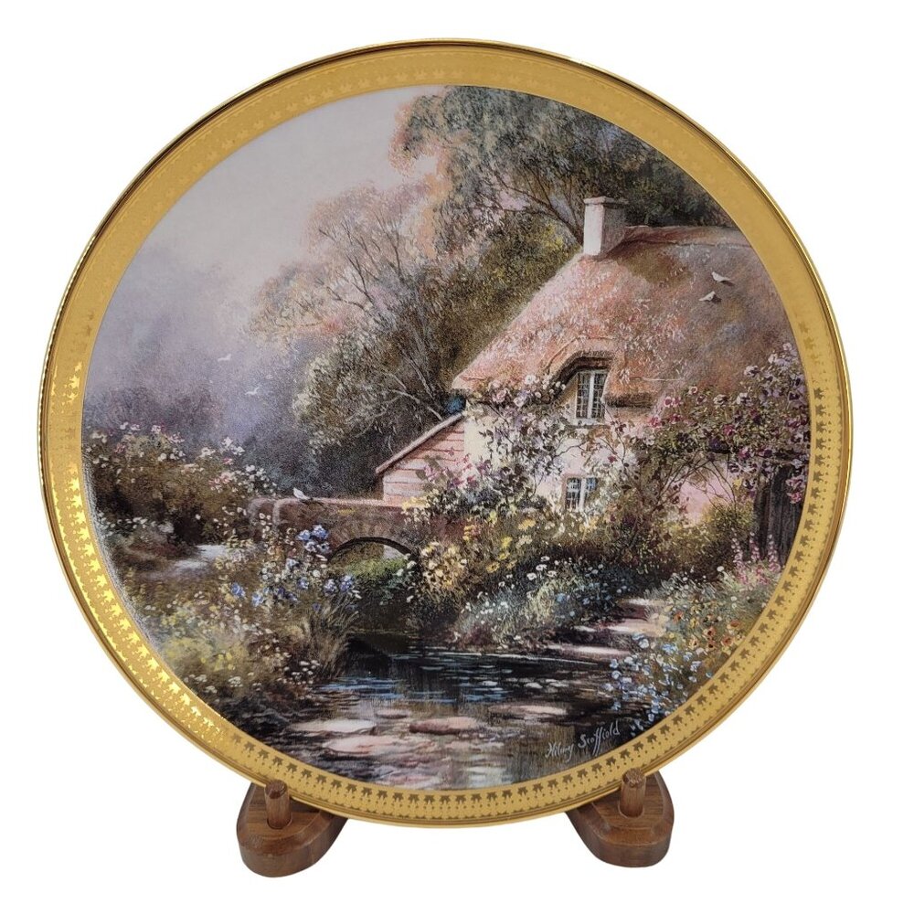 Cottage Decor Limited Edition Plate Royal Doulton Brookside Cottage By Hillary S